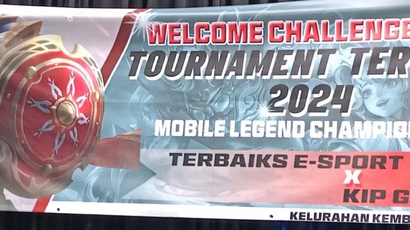 Tournament Mobile Legend Terbaik E Sport 2024 Yang Di Gelar KIP (Khairul Imam Partner) Group Bersama Kelurahan Kembangan Selatan berlangsung Sukses