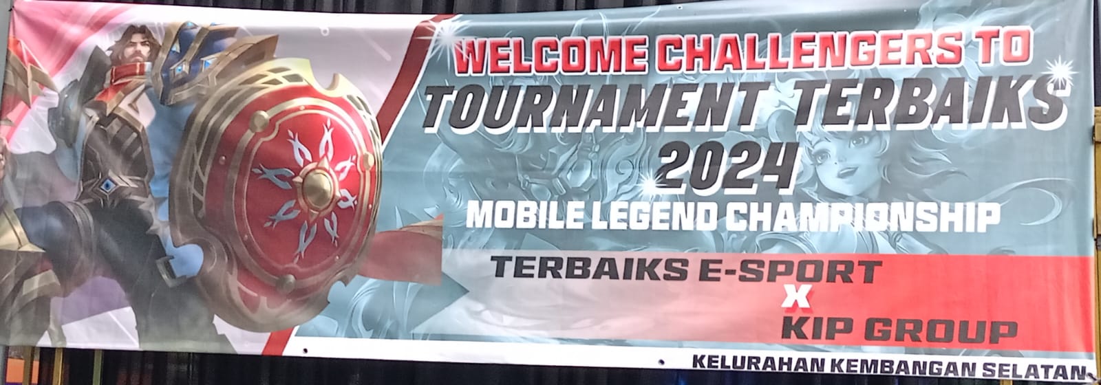 Tournament Mobile Legend Terbaik E Sport 2024 Yang Di Gelar KIP (Khairul Imam Partner) Group Bersama Kelurahan Kembangan Selatan berlangsung Sukses