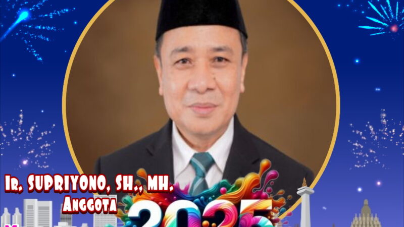 Segenap Pimpinan Dan Anggota DPRD Kabupaten Sidoarjo Beserta Jajaran Sekretariat DPRD Mengucapkan Selamat Tahun Baru 2025.