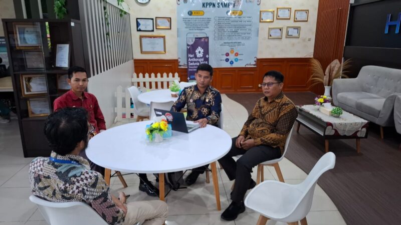 Lapas Sampit Sukses Koordinasi Anggaran Awal Tahun Dengan KPPN