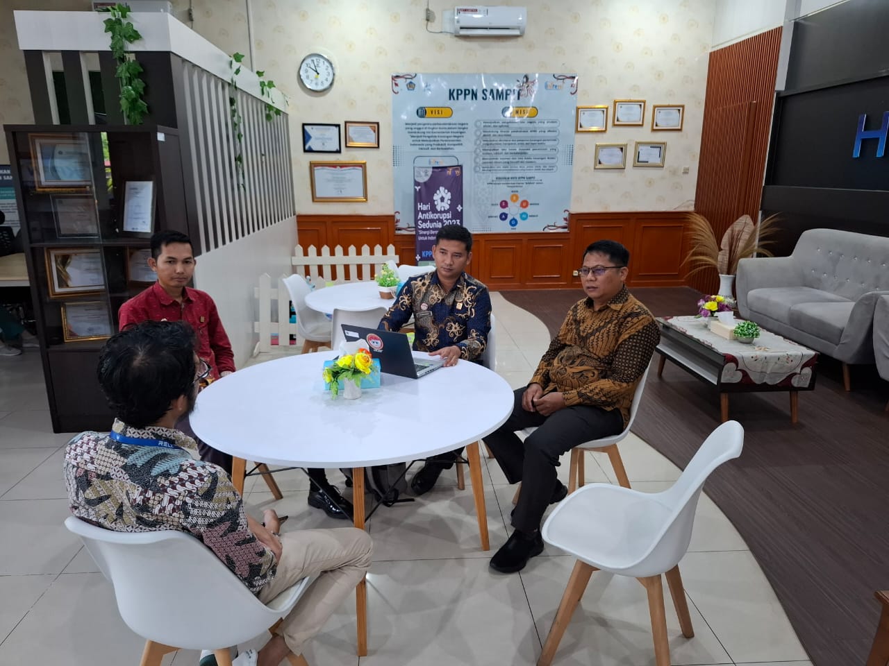 Lapas Sampit Sukses Koordinasi Anggaran Awal Tahun Dengan KPPN