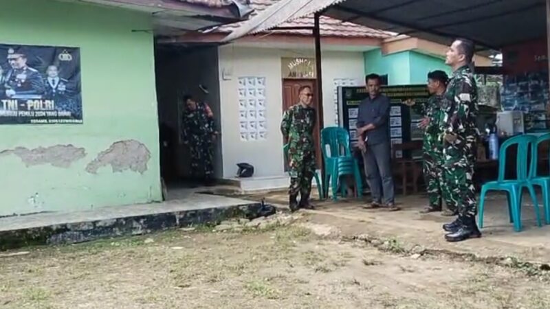 Gerak Cepat Komandan Kodim 0603/Lebak Letkol Infantri Herbert Roni Parulin Sinaga Dalam Perbaikan Koramil 0306/Leuwidamar