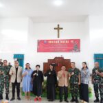 Anggota Kodim 1016/Plk Turut Memeriahkan Perayaan Natal Prajurit TNI Dan PNS Se-Garnizun Palangka Raya