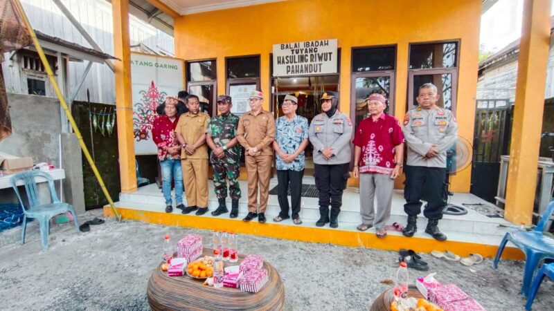 Wadanramil 1016-01/Phd Hadiri Ritual Adat Dayak Ngaju Pakanan Sahur Dan Mapas Lewu