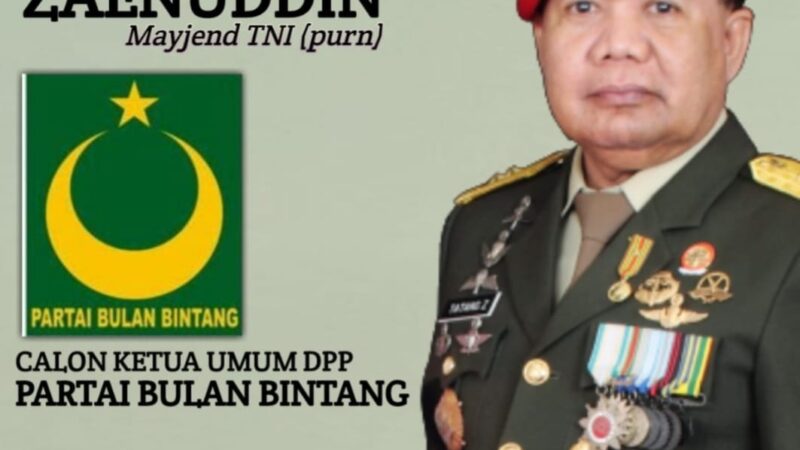 Alasan Mayjen TNI Purn Tatang Zaenudin Maju Sebagai Calon Ketum Partai PBB