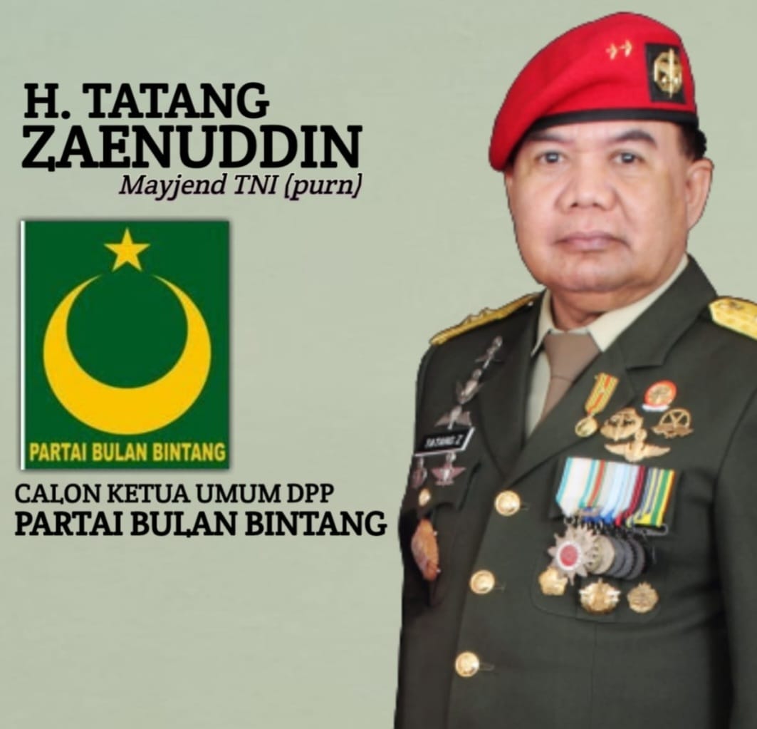 Alasan Mayjen TNI Purn Tatang Zaenudin Maju Sebagai Calon Ketum Partai PBB