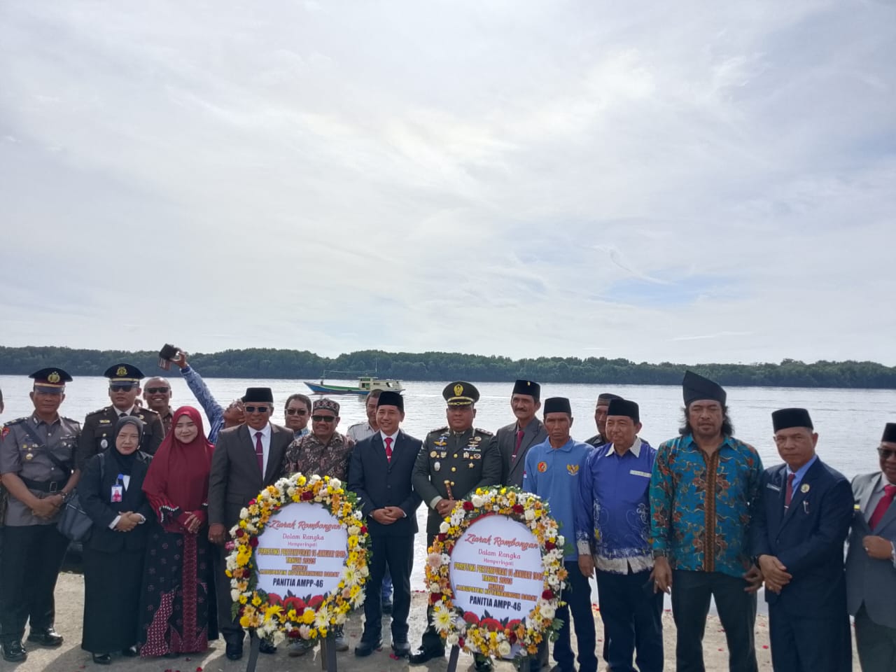 DALAM RANGKA MEMPERINGATI PEJUANG PARA PAHLAWAN PADA PERISTIWA 14 JANUARI 1946 DIPELABUHAN PANGLIMA UTAR KUMAI