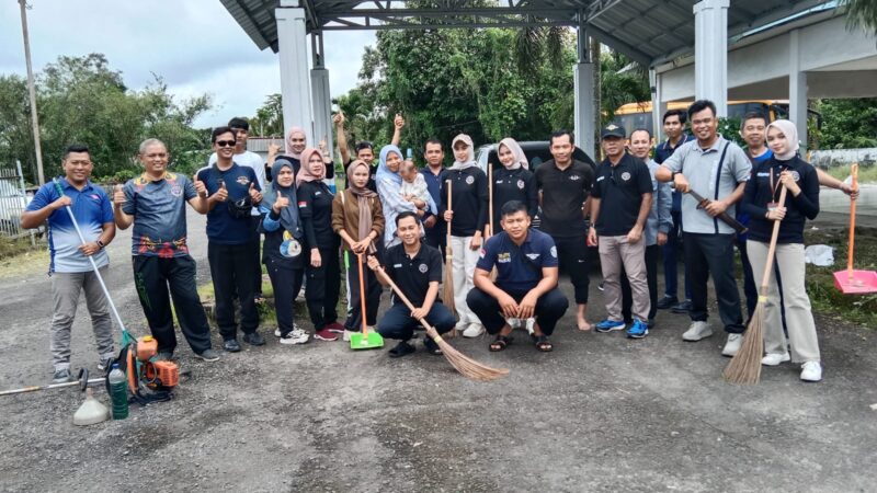 Dinas Perhubungan Kabupaten Bangka Melakukan Kegiatan Bhakti Sosial di Terminal Belinyu.