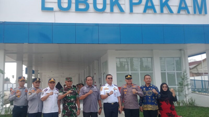 Kadis Dishub Sumut Dr.Agustinus Panjaitan S.Sit, MT ”Uji Coba Terminal Lubuk Pakam”