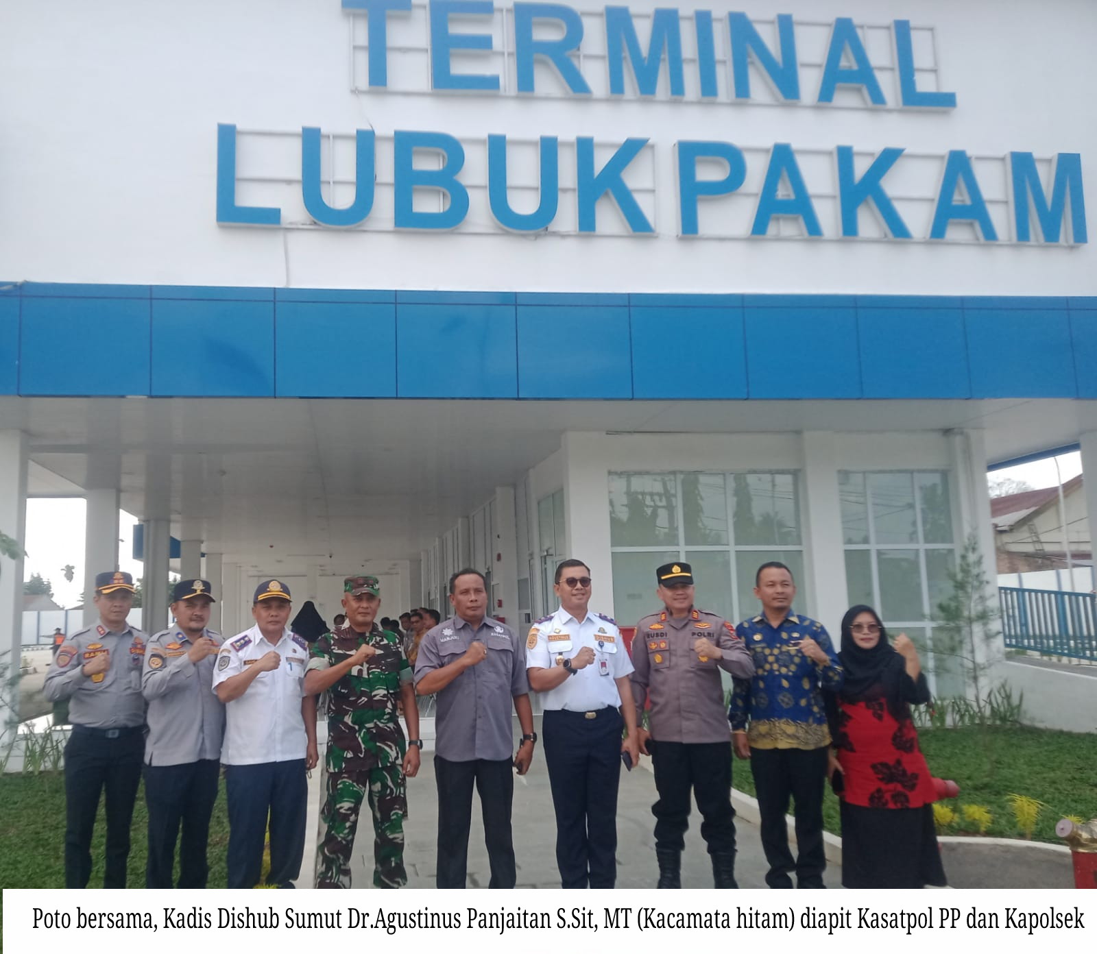 Kadis Dishub Sumut Dr.Agustinus Panjaitan S.Sit, MT ”Uji Coba Terminal Lubuk Pakam”