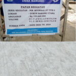 Baru Selesai 3 Hari Proyek Rabat Beton Desa Bangsri Brebes, Sudah Terlihat Retak