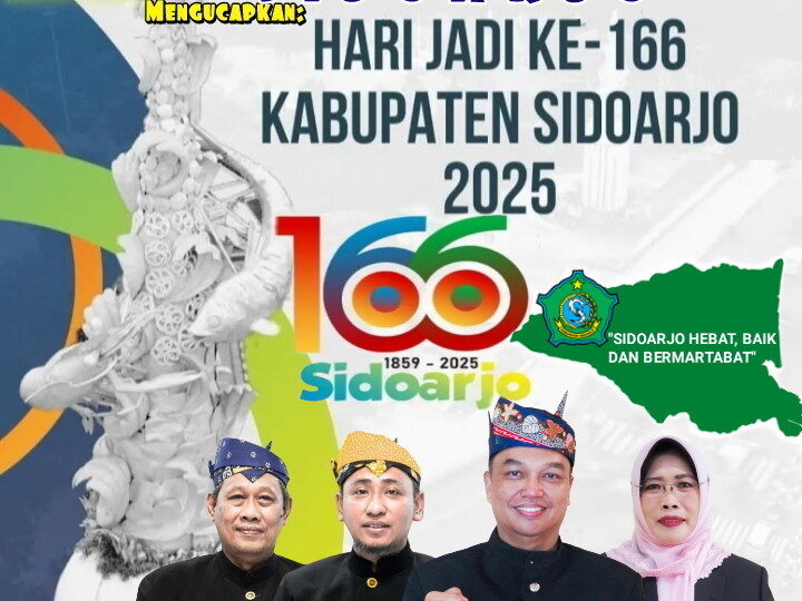 Segenap Keluarga Besar Perumda Delta Tirta Sidoarjo Mengucapkan HARJASDA Ke-166 Tahun 2025.