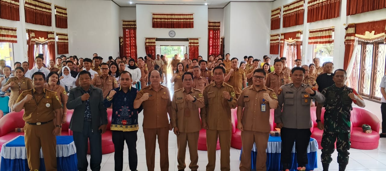 Babinsa 1016-07/Tewah Hadiri Musrenbang RKPD