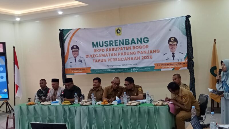 Musrenbang Tingkat Kecamatan Parungpanjang “Fokus Penyusunan RKPD 2026.”