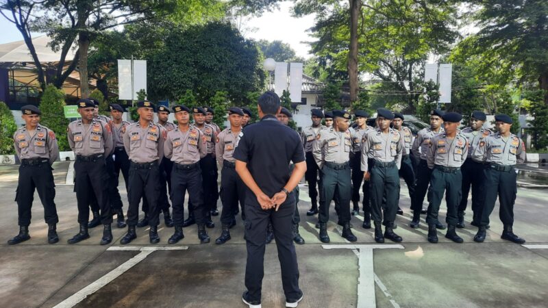 Kasi Humas Polresta Tangerang Berikan Arahan Kepada Bintara Remaja, Bijak Bermedia Sosial