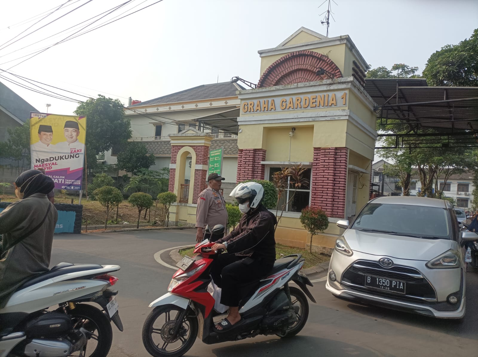 Demi Terwujud Nya Pelayanan Prima Kepada Masyarakat Polsek Panongan Laksanakan Strong Point Gatur Lalin