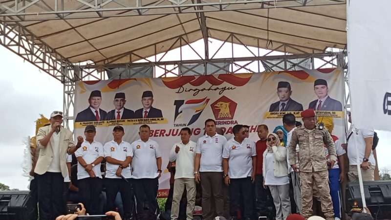 DPAC Partai Gerindra Kabupaten Tangerang Memperingati HUT Gerindra ke 17″ Kebersamaan Kami Dengan Masyarakat.