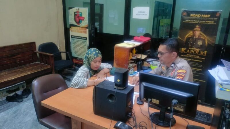 Pelayanan Prima Terhadap masyarakat di SPKT Polsek Cisoka Polresta Tangerang Polda Banten.