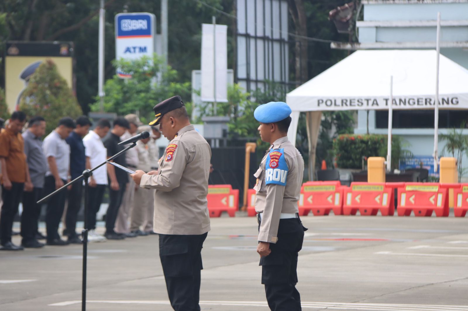 Kabag SDM Polresta Tangerang Pimpin Apel Pagi, Tekankan Tanggung Jawab dalam Tugas