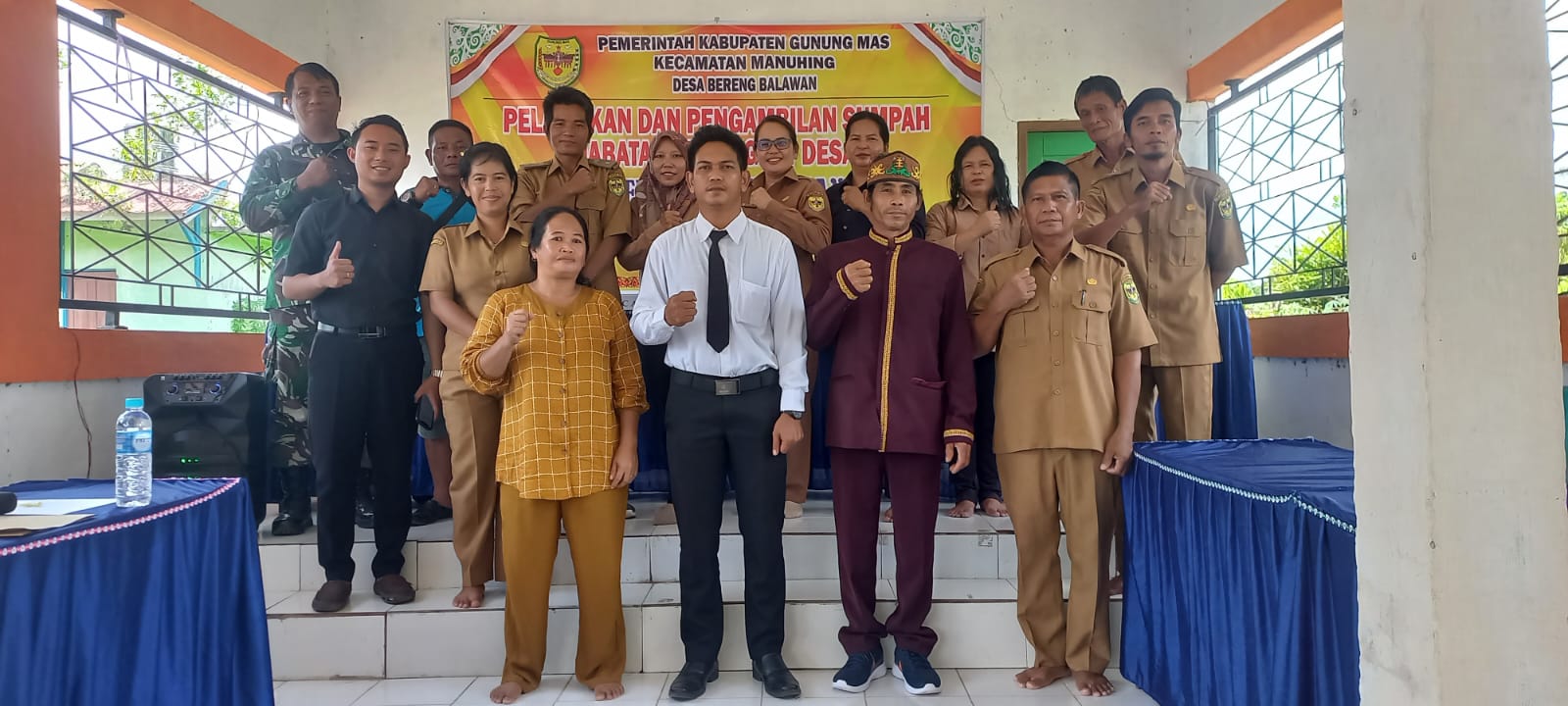 Hadiri Pelantikan Perangkat Desa, Babinsa Harapkan Pejabat Baru Dedikasikan Diri untuk Kepentingan Masyarakat