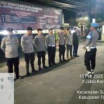 Anggota Polsek Balaraja Gelar Rutinitas Apel Malam Bentuk Kesiap Siagaan Antisipasi Guantibmas di Masyarakat