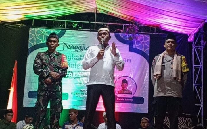 Peringatan Isra Mi’raj & Pengajian Akbar di Mushola Baitut Taqwa Desa Kubang di Hadiri Tiga Pilar