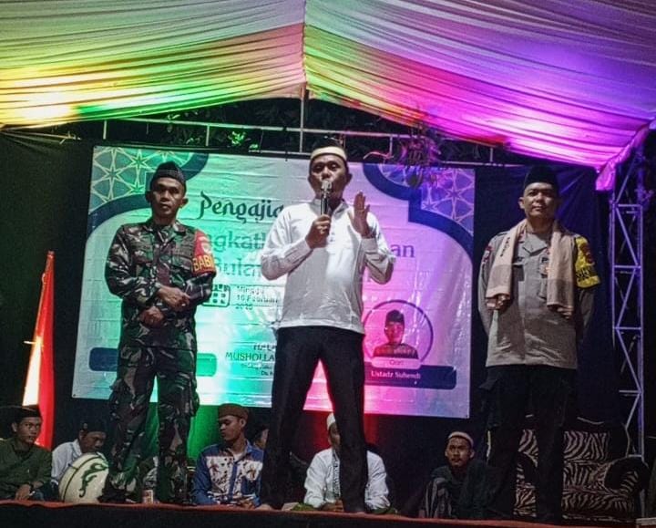 Peringatan Isra Mi’raj & Pengajian Akbar di Mushola Baitut Taqwa Desa Kubang di Hadiri Tiga Pilar