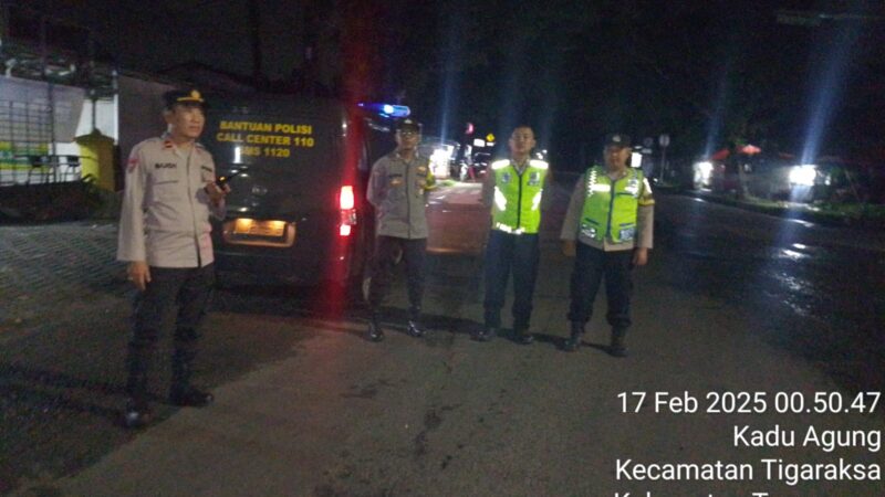 Giat Rutinitas Patroli Mobile Anggota Polsek Tigaraksa Antisipasi Kejahatan