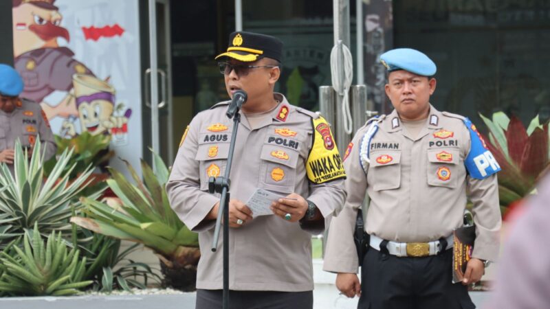 Wakapolresta Tangerang Pimpin Apel Pagi, Tekankan kegiatan preventif dan preemtif