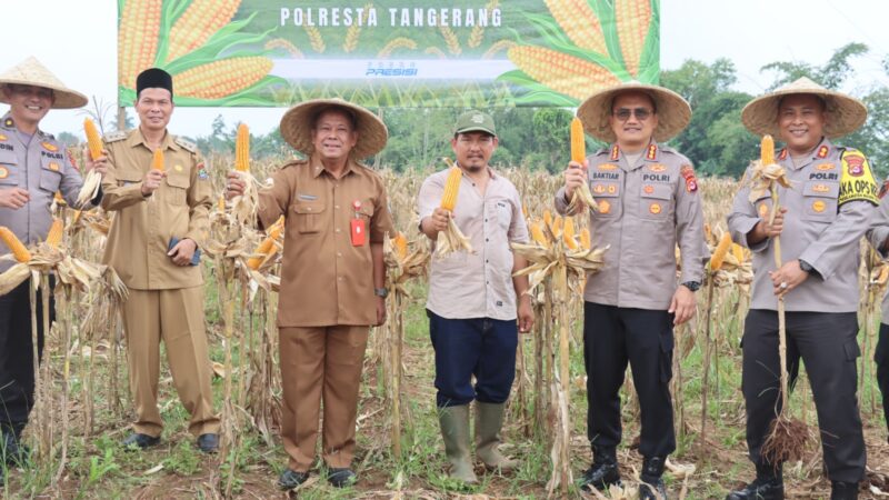 Kapolresta Tangerang: Panen Jagung Sejalan dengan Asta Cita Presiden RI untuk Ketahanan Pangan