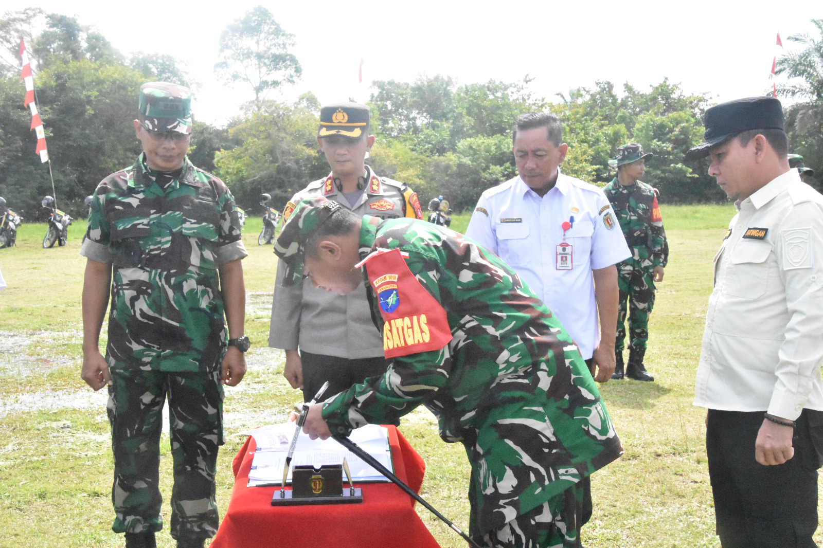 Guna Wujudkan Kenyamanan Masyarakat, Kodim 1019/Katingan Resmi Buka TMMD Reguler ke-123