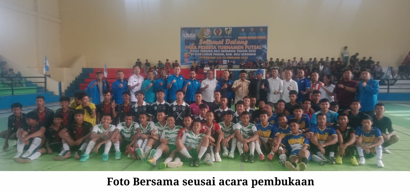 KNPI Deli Serdang Prakarsai Pertandingan Futsal Piala Pemuda 19-23 Februari 2025