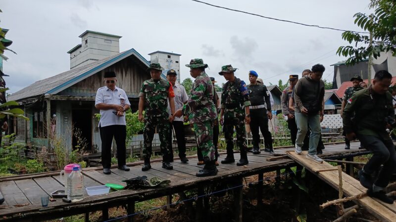 Usai Upacara Pembukaan,Dandim 1015/Sampit Beserta Rombongan Cek Sasaran Fisik TMMD Reg ke 123