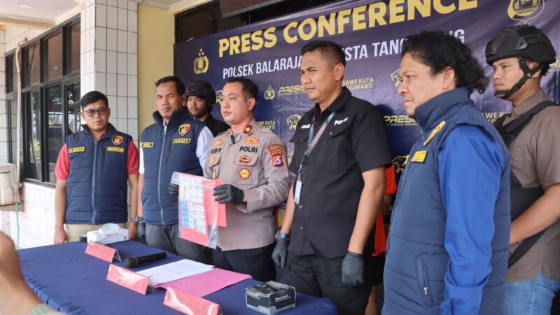 Unit Reskrim Polsek Balaraja Polresta Tangerang Berhasil Mengungkap & Amankan 2500 Butir Obat Hexymer dan Tramadol