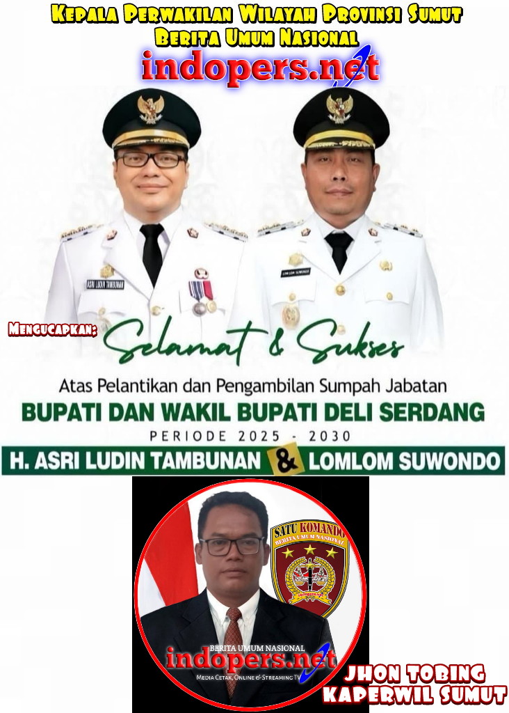 Bupati/Wakil Bupati Deli Serdang dr.H.Asri Ludin Tambunan & Lom Lom Suwondo Resmi Dilantik Presiden