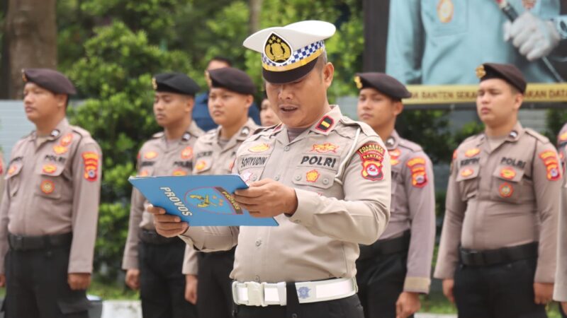 Wakapolresta Tangerang Pimpin Apel Pagi, Tekankan Quick Response Pelayanan Kepada Masyarakat