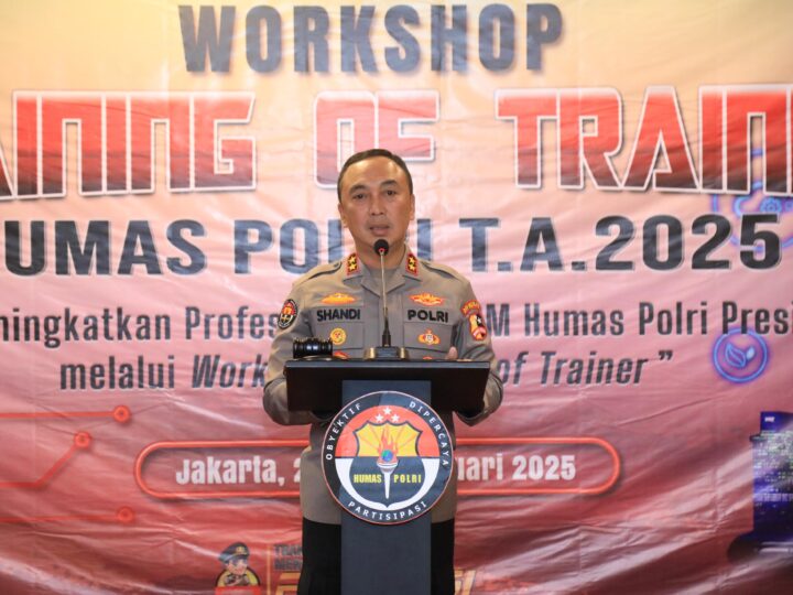 Kadiv Humas Buka Workshop : Jajaran Harus Perkuat Profesionalitas