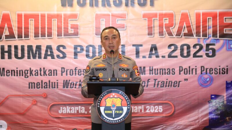 Kadiv Humas Buka Workshop : Jajaran Harus Perkuat Profesionalitas