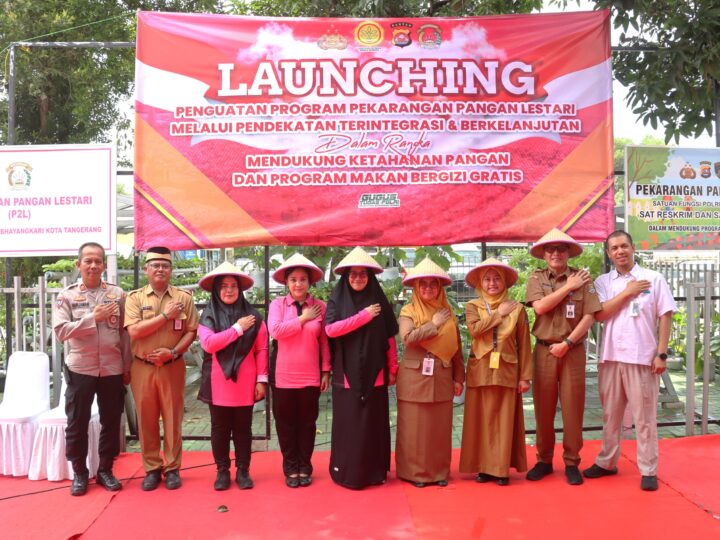 Dukung Program Ketahanan Pangan, Polresta Tangerang Launching P2L