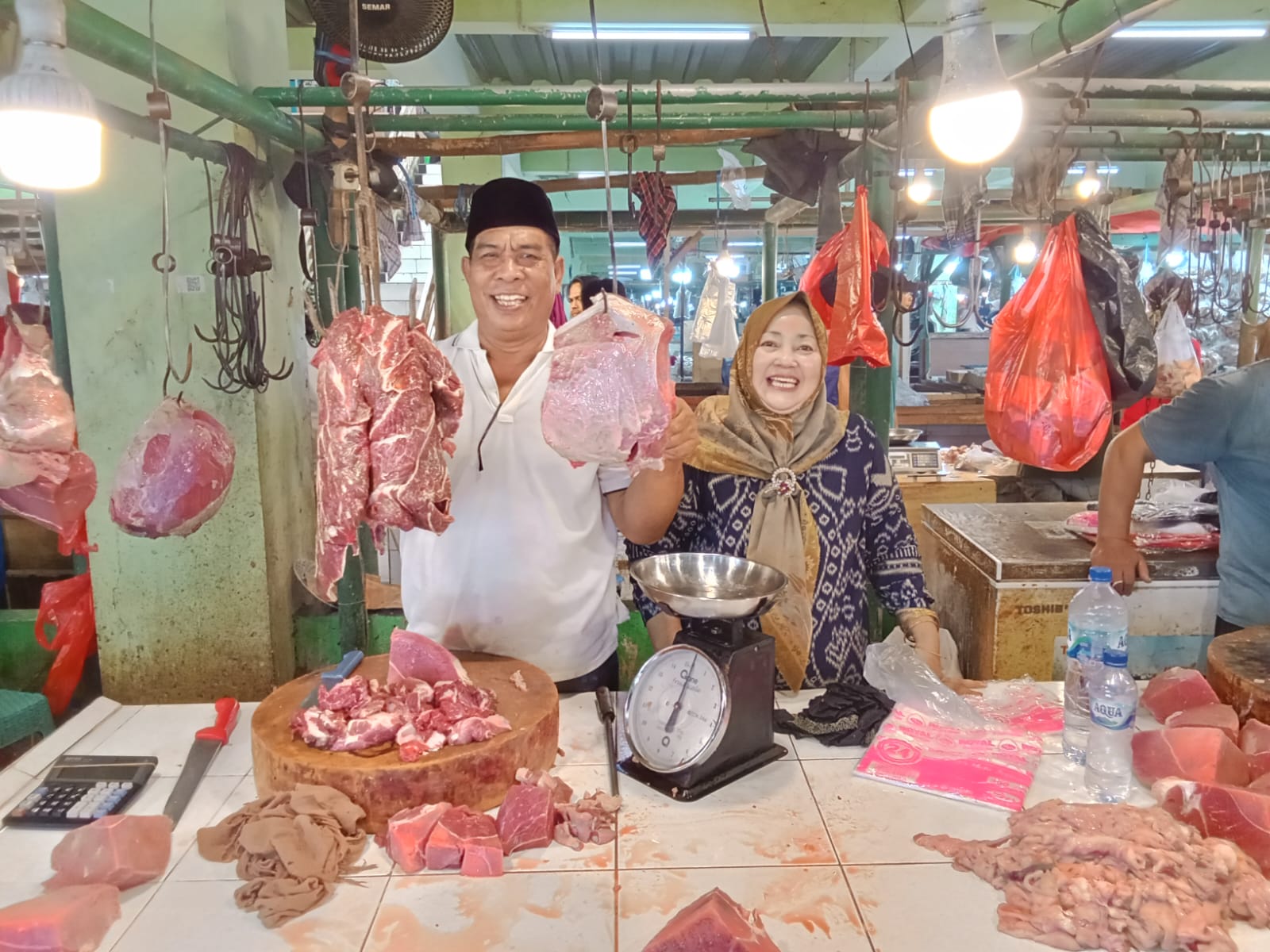 Harga Daging Sapi di Pasar Parung panjang  Tembus Rp 140/Kg Jelang Ramadan