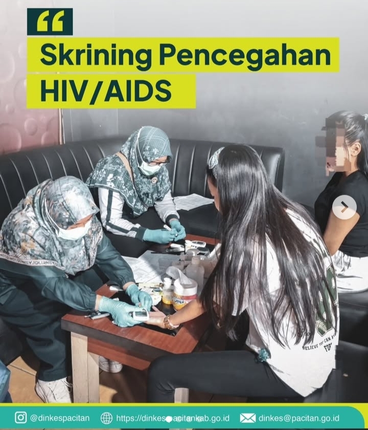 Dinkes Kabupaten Pacitan Gencar Melakukan Skrining Pencegahan  HIV / AIDS