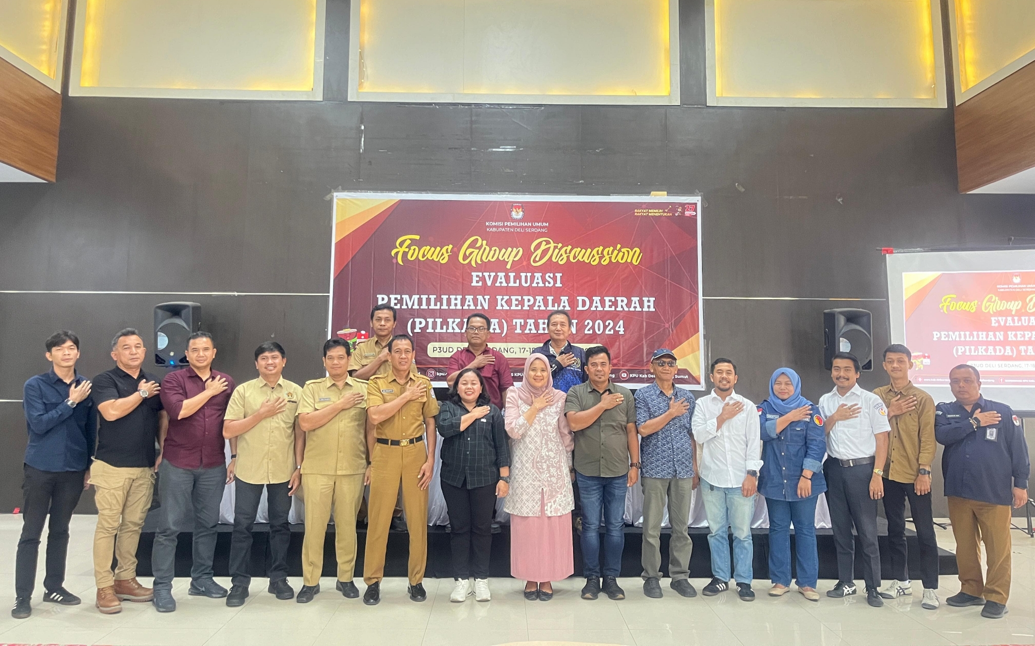 KPUD Deli Serdang Gelar Focus Group Discussion (FGD) Evaluasi Pilkada 2024