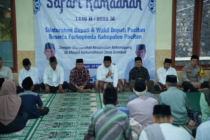 Rangkaian Safari Ramadhan Hari ke-10 Pemkab Pacitan di Kecamatan Kebonagung dan Kecamatan Punung