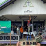 Beri Kenyamanan Untuk Beribadah, Satgas TMMD Reg ke-123 Kodim 1019/Katingan Cat Gereja