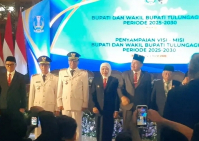 Penyampaian Visi – Misi Bupati Dan Wakil Bupati Tulungagung 2025-2030