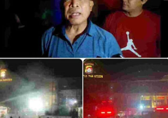Ruang Staf di Lantai 3 Polda Banten Sempat Terbakar, Wakapolda Banten Berikan Penjelasan