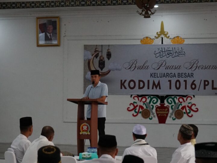 Jalin Silaturahmi, Kodim 1016/Plk Gelar Buka Puasa Bersama Serta Berbagi Takjil