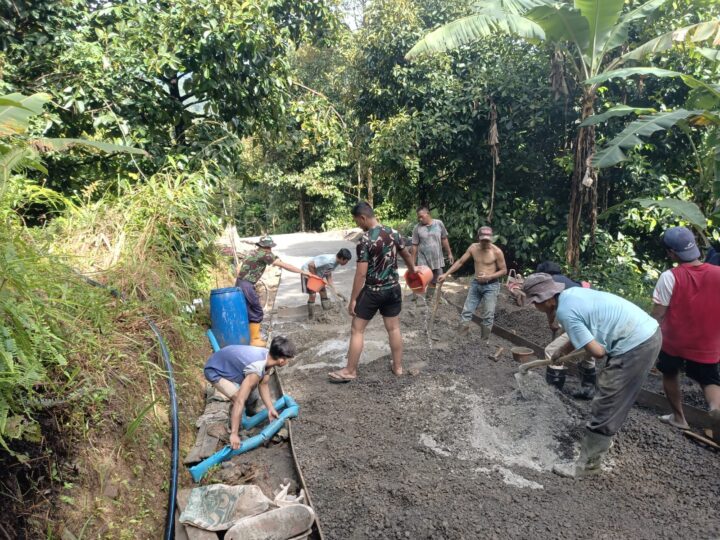 Progres Pengerjaan Jalan Sudah Menampakkan Hasil, PR TMMD ke -123 Tinggal Beberapa Ratus Meter Lagi