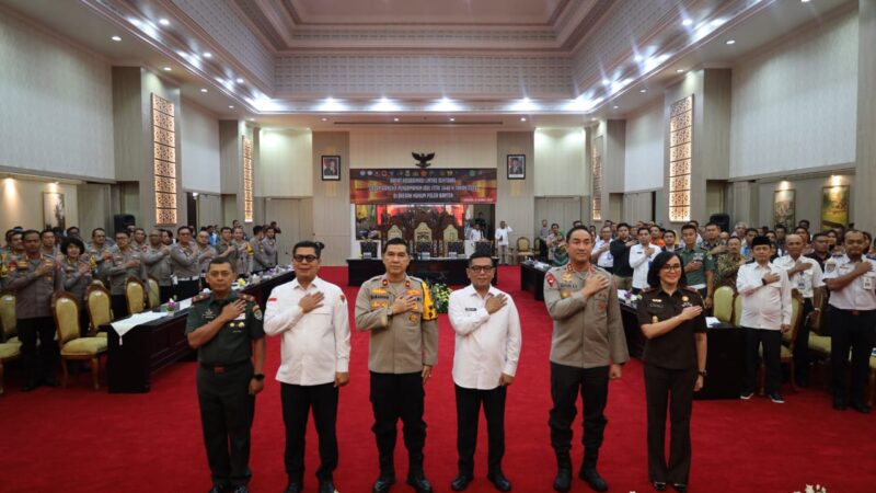 Kapolresta Tangerang Hadiri Rapat Koordinasi Pengamanan Idul Fitri 1446H