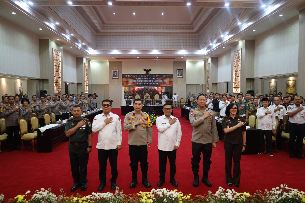 Kapolresta Tangerang Hadiri Rapat Koordinasi Pengamanan Idul Fitri 1446H